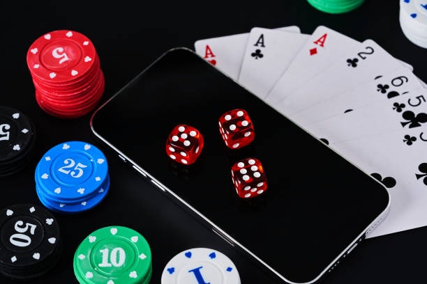 Phone showing app menu and live table list