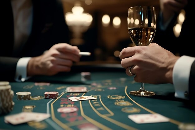 Caribbean Stud Poker table layout on maxwin88 login mobile
